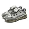 New FILA KM2 Breathable Low-Top Running Shoes Men's Silver Green F12M443115FSD