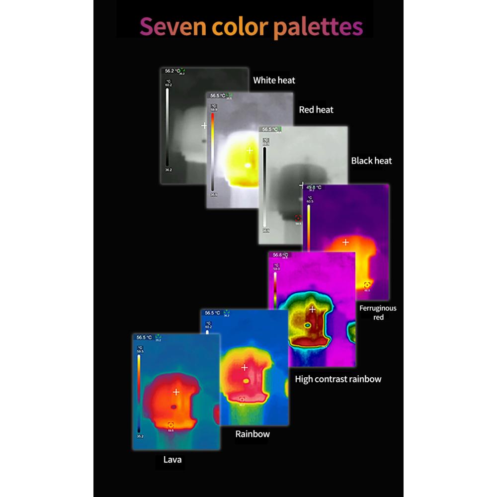 UNI-T Thermal Imager For Phone UTI120MS Thermal Imaging Camera For IOS PCB Circuit Floor Heat Detection