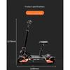 Foldable Electric Scooter for Adults 48V 1000W Card Swipe Lock LED Large Digital Display