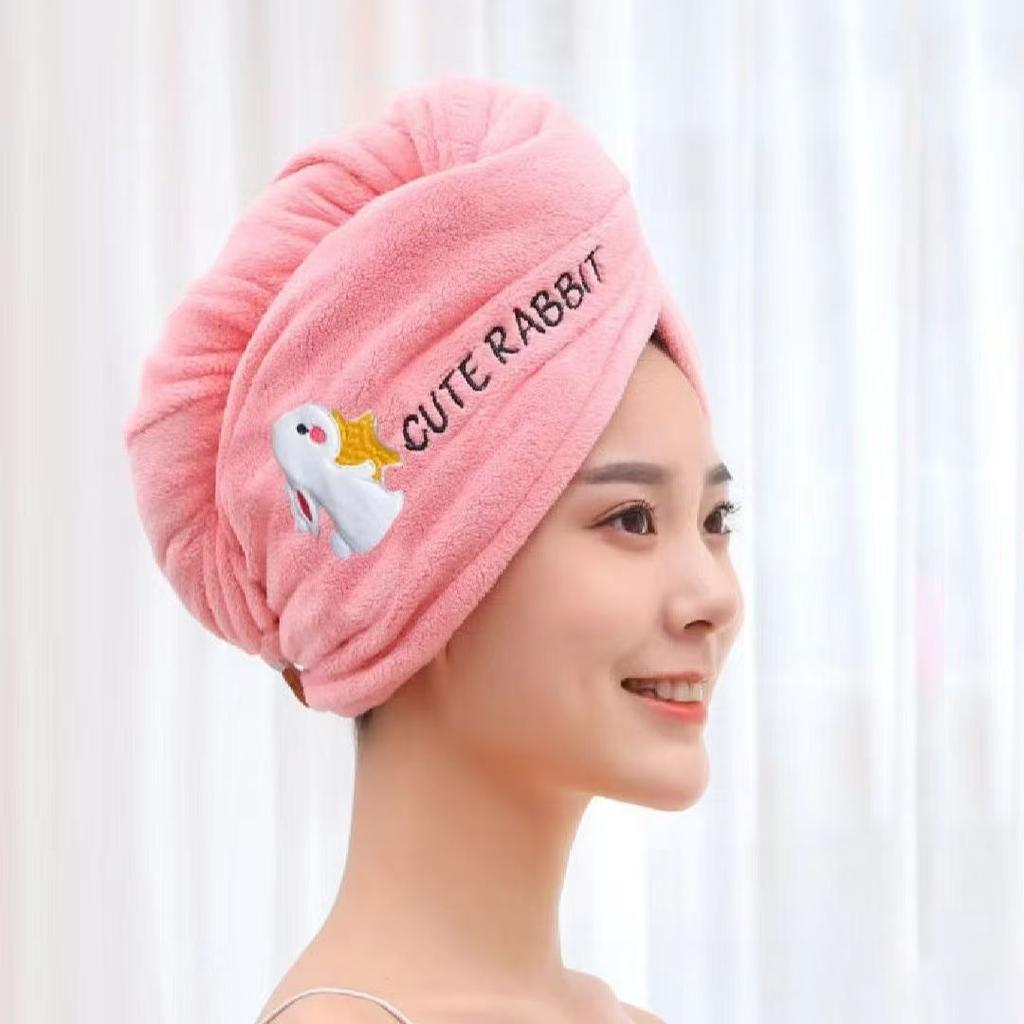 Femei Prosop de păr Home Terry Prosoape Șterge păr Prosoape de baie Prosop din microfibră Uscare rapidă Uscare păr Prosop Uscare păr Baie