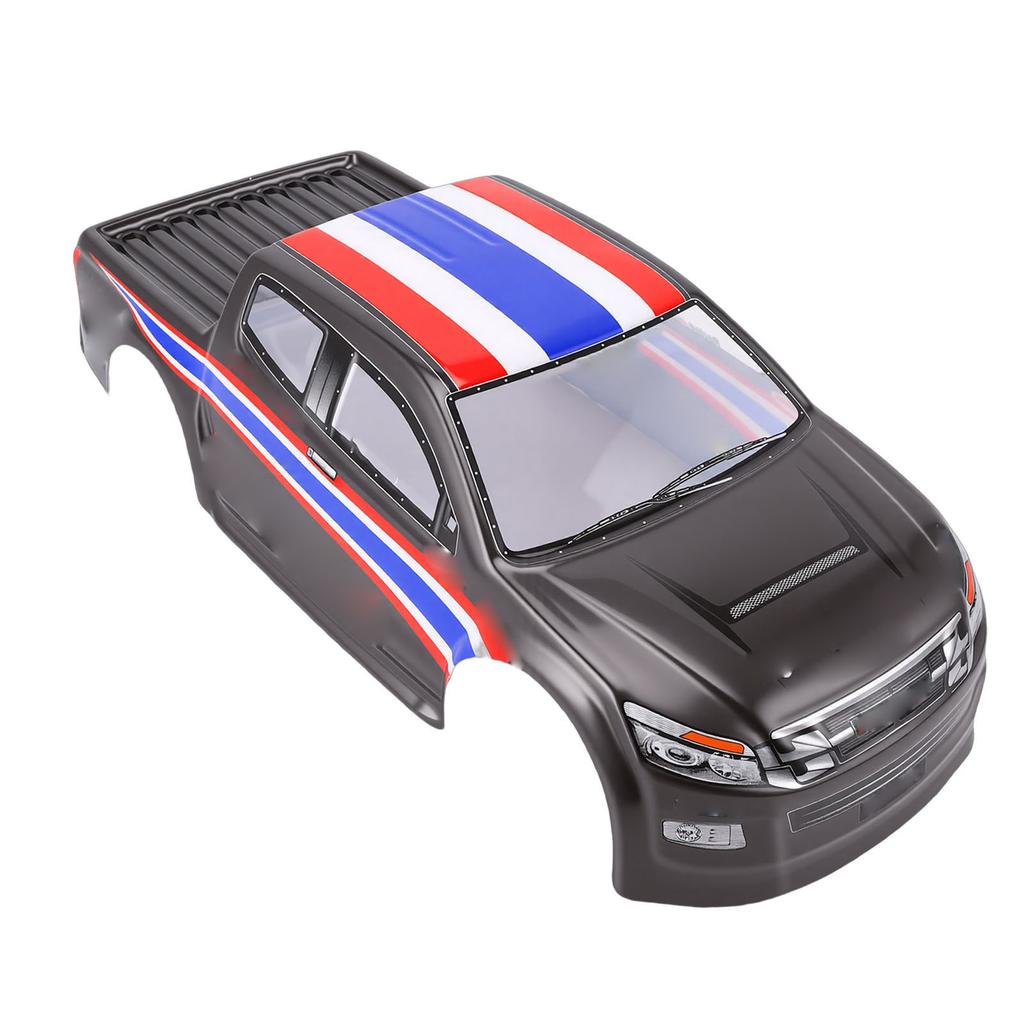 1 10 Scale RC Car Body Shell Accessory Spare Parts Remote Control Truck Body Shell for 26cm Wheelbase Coloured Flag