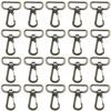 Craft Parts Shop 25mm Snap Clasps, 20 Pieces, Shoulder Belt, Keychain, Antique Gold