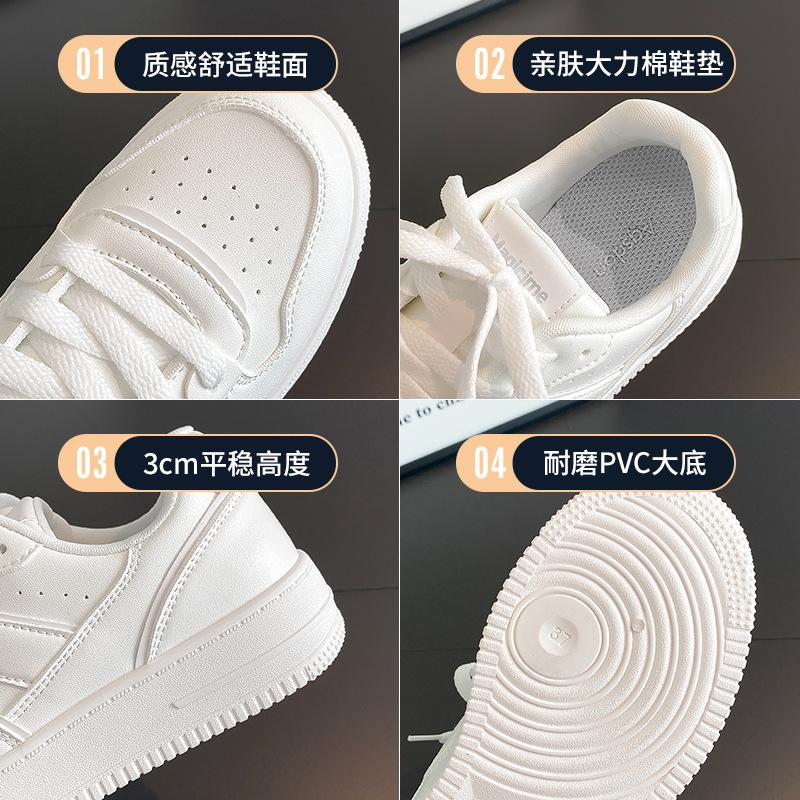 Augustine spring new platform student sports shoes Hong Kong style casual board shoes