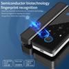 Fingerprint Glass Door Lock Bluetooth Sliding Glass Door Smart Lock Electronic Rfid Card Lock Hahalock APP Control