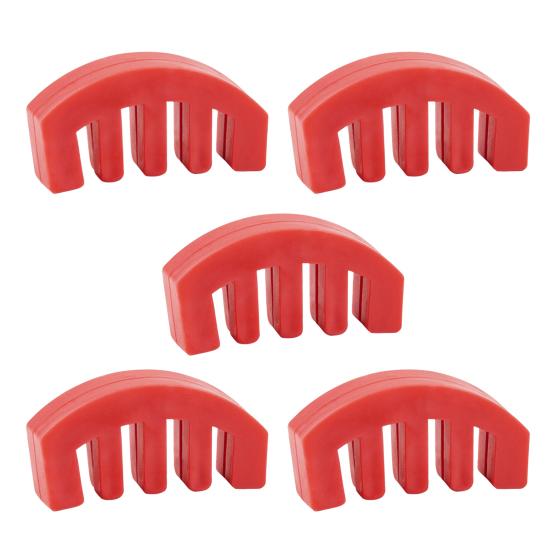 5 Pcs Rubber Violin Mute for 3/4 4/4 Violins Claw Style Violin Practice Mute Violin Silencer Accessories for Musician Beginner