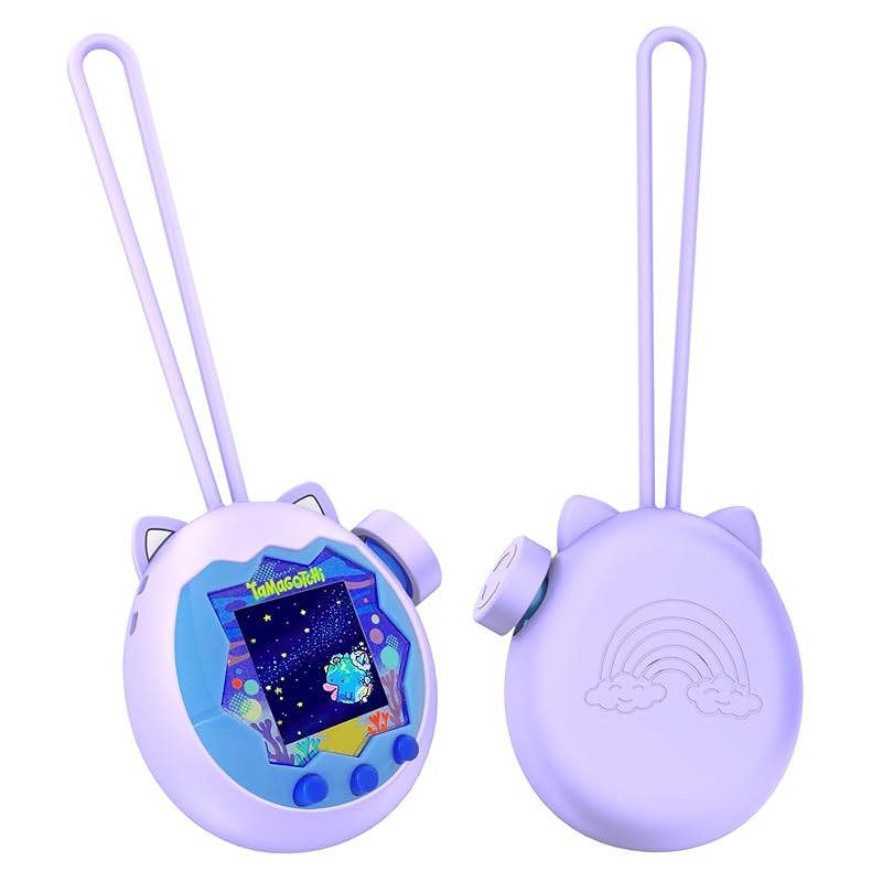 

М який силіконовий чохол для Tamagotchi Paradise з інтегрованим ремінцем, ударостійкий, пилозахисний та стійкий до подряпин, гнучкий матеріал, включає перемикач