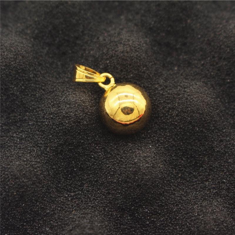 Halskette mit Wassertropfen- und Herzblumenanhänger aus vergoldetem Messing für Damen