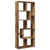 VidaXL Room Divider Shelf Old Wood 67x25x161.5 Cm, Shelf, Bookcase, Storage Shelf, 858082