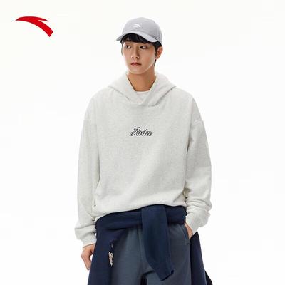 Anta Unisex Spring Casual Hooded Pullover Sweatshirt
