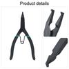 For External Rings Carbon Steel Pliers For DIY Repairs Circlip Pliers For Maintenance Central Spring Mechanism