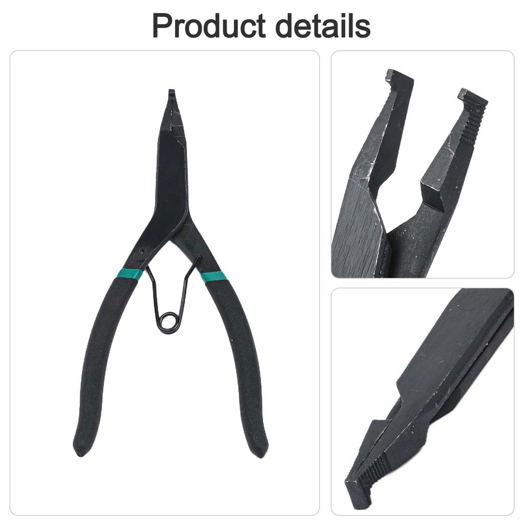 For External Rings Carbon Steel Pliers For DIY Repairs Circlip Pliers For Maintenance Central Spring Mechanism