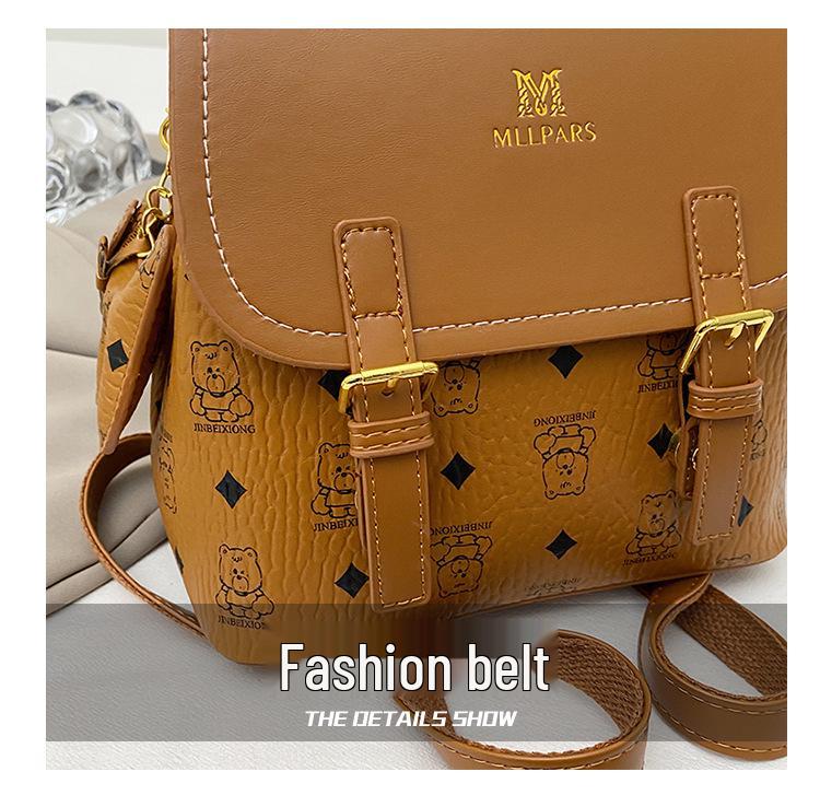 2025 Autumn Lightweight American Luxury Printed Versatile Backpack