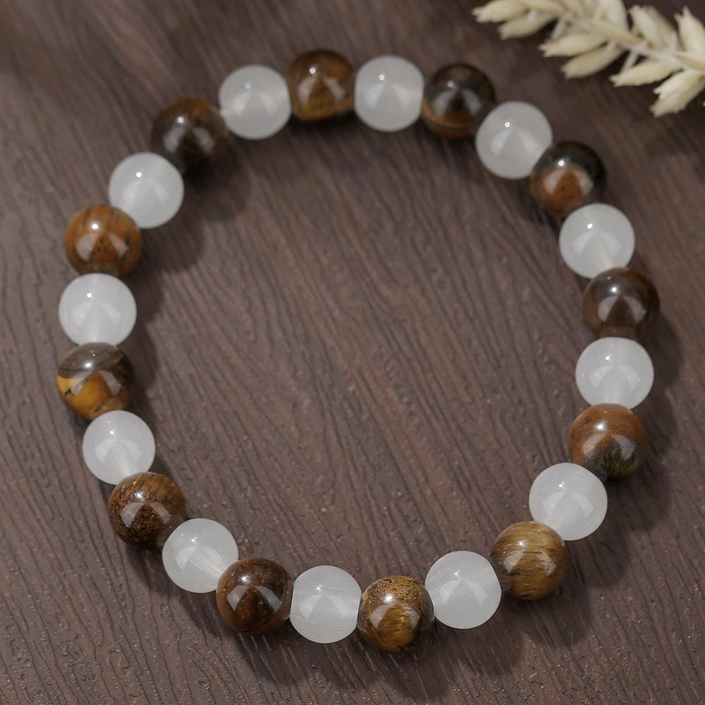 JYL TS Bracelet Men s Dark Beaded -Exudes Mystery & Attracts Bold Opportunities ZJ14167 мокасины
