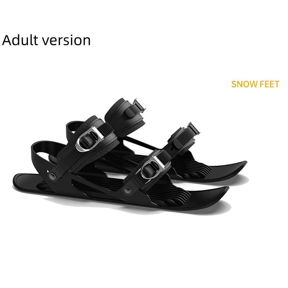 Mini Ski Shoes for Outdoor Sports, Snowboard Shoes, Snow Ski Supplies, Sledding Ski Shoes, Winter Ski Equipment, New