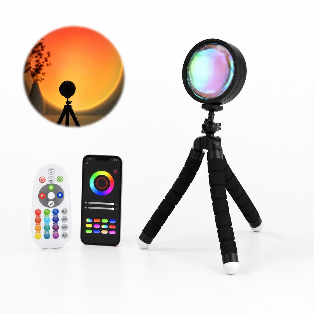 Projector Lamp with Tripod Stand for Bedroom Living Room Decorative Lighting