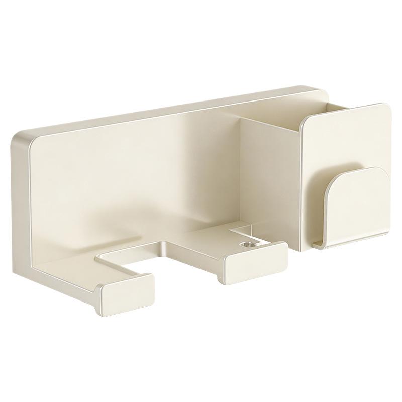 No punching, hair dryer rack, wall-mounted toilet storage rack with wire position, hair dryer bracket, bathroom home