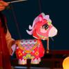 PVC Horse Year Decorative Lantern Cartoon Pony Chinese Style 2026 New Year Lantern Hanfu Accessories Lantern Photo Props