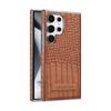Boutique Crocodile Texture Leather Stand Case For Samsung Galaxy S25 Ultra S24+ Plus S23 Magnetic Cover Kickstand Premium