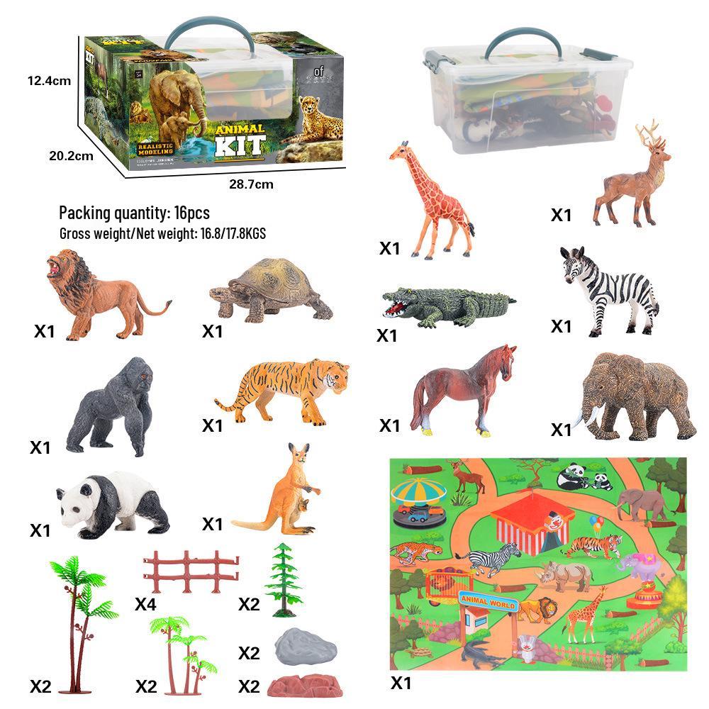 Educational Wildlife Simulation Model: Interactive Science & Cognitive Toy for Kids