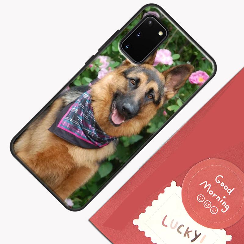 German Shepherd Dog Phone Case For Samsung Galaxy S26 S25 S24 S20 S21 S22 S23 Ultra S10 Plus S25 FE Cover Shell