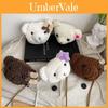 Adorable Plush Teddy Bear Crossbody Shoulder Bag For Girls With Cute Cartoon Design