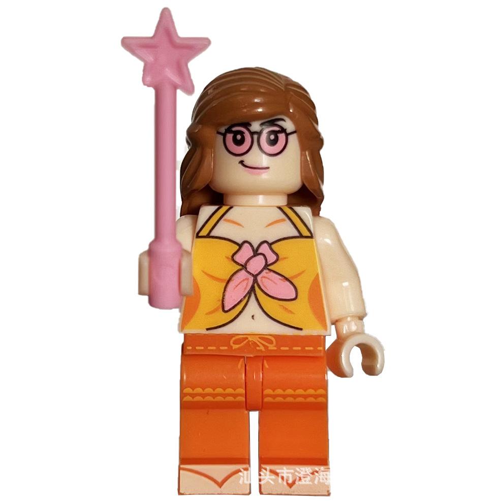 Ninja Warrior Superhero Doll With Weapon Single Building Block Assembly Toy