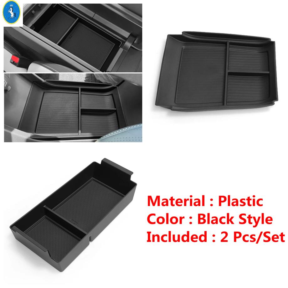 Armrest Box Decoration Molding / Central Down Armrest Storage Box Cover Trim For Geely Atlas L Azkarra 2024 Car Accessories
