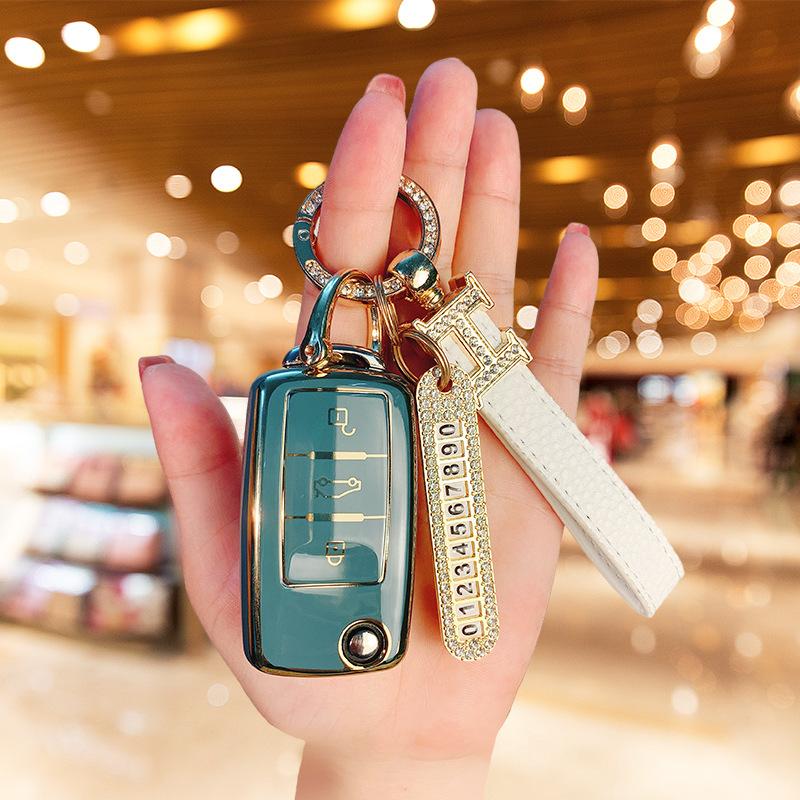 Použiteľný kryt kľúča Volkswagen Langyi Suiteng Bora škrupina Santana polo Lingdu pracka Golf Tiguan taška