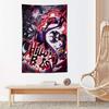 Anime Hhelluva Boss Tapestry Microfiber Wall Hanging For Bedroom Living Room Decor Outdoor Festival Garden Bar Background