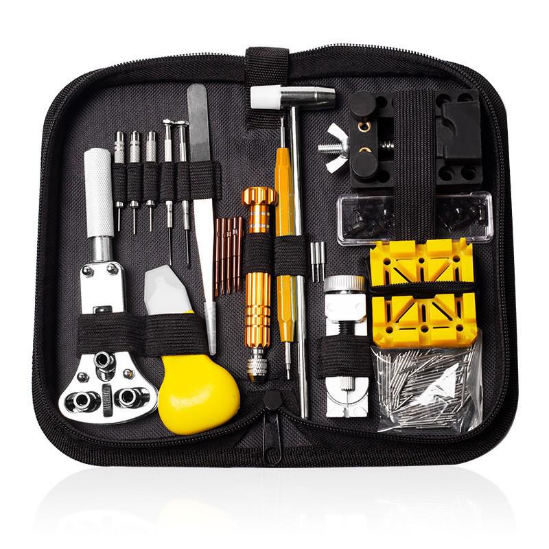 Watch Repair Tool Kit: Disassembly, Band Adjustment, Back Cover Opening, Battery Replacement
