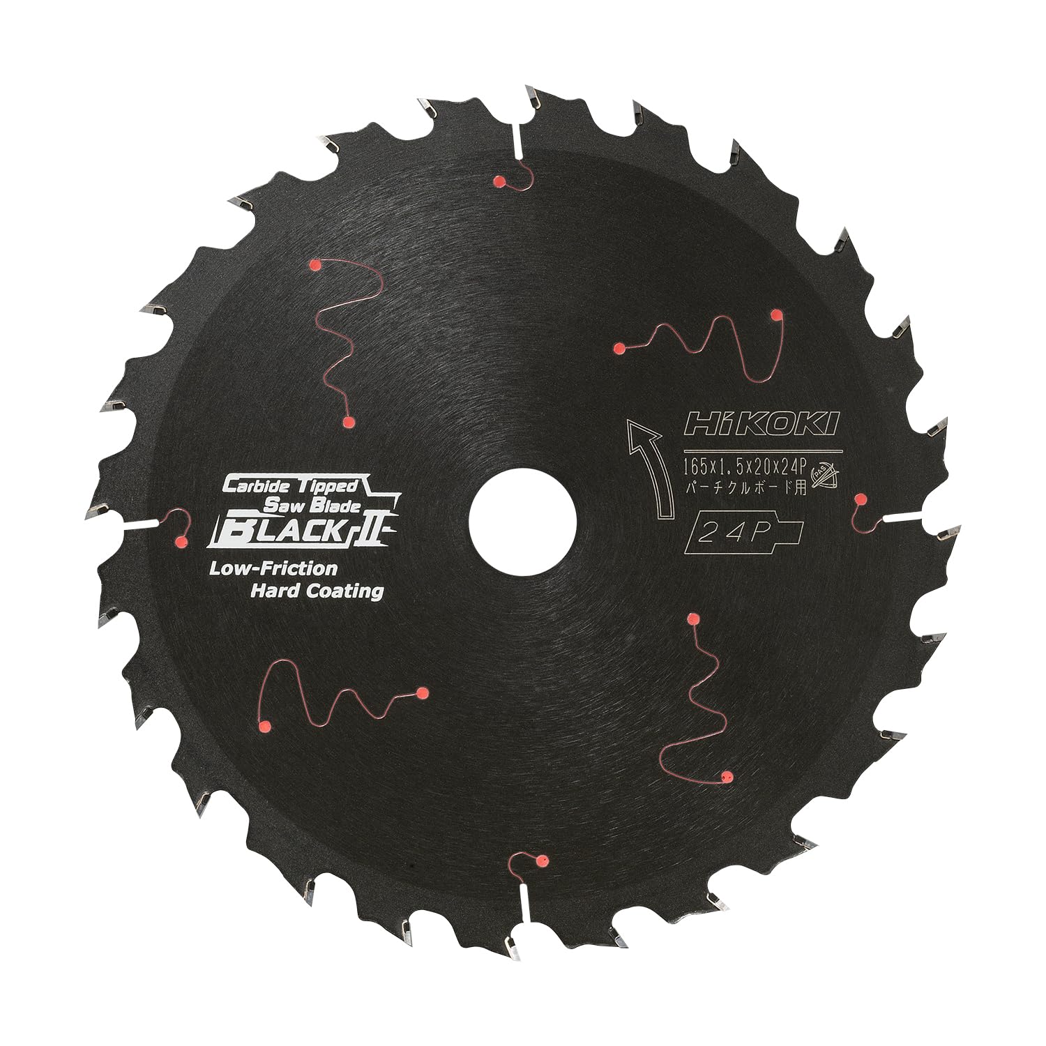 

HiKOKI Particleboard Tip Saw Blade 165 x 24 (Black II), 20mm, Blades, 0033-6329 чёрный