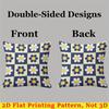 Checkerboard Flower Pattern Square Jacquard Pillow Cover for Sofa Office Waist Cushion Cover Home Decorative Pillowcase
