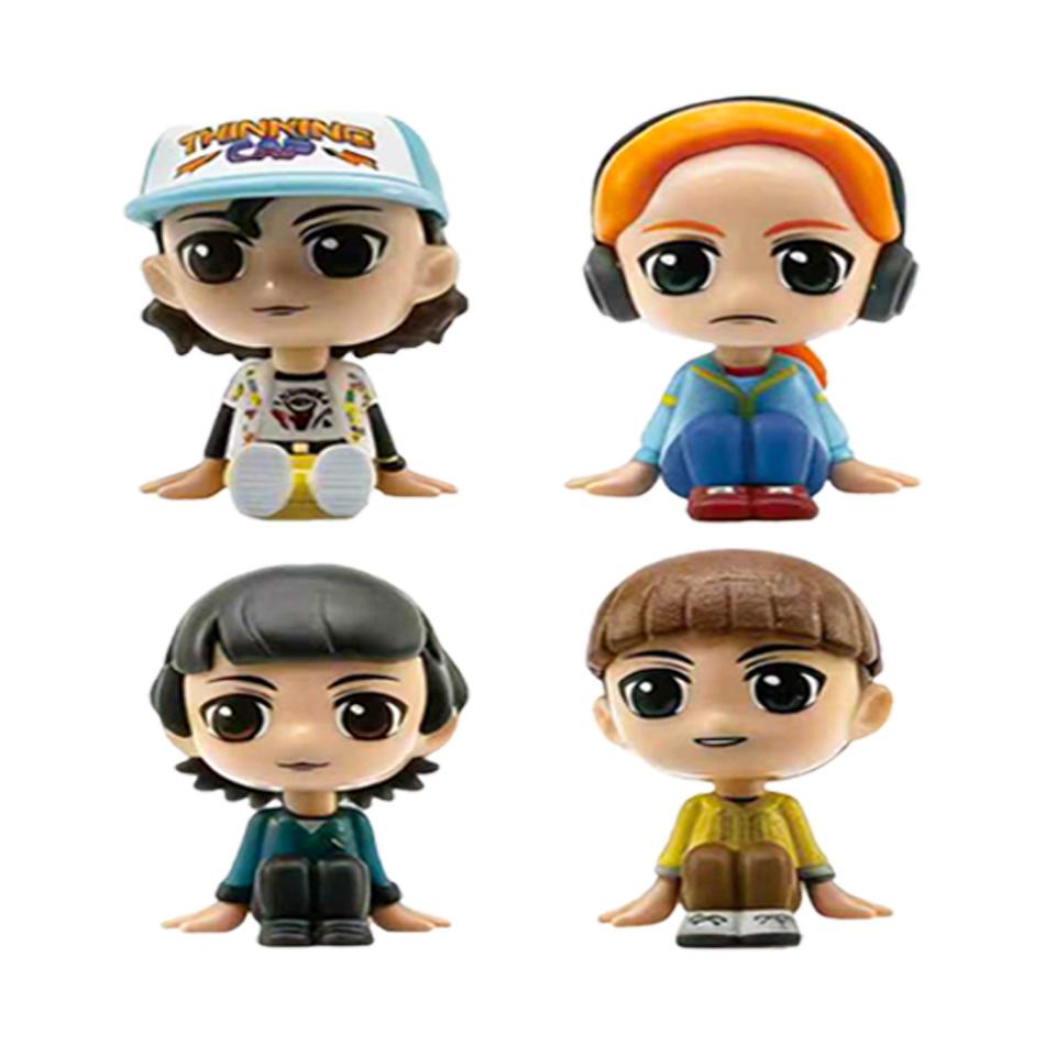 Anime Strangers Figure Jane Ives/Will Byers/Mike Wheeler Action Figure Cosplay Vinyl ornament Figures Toy Christmas gift