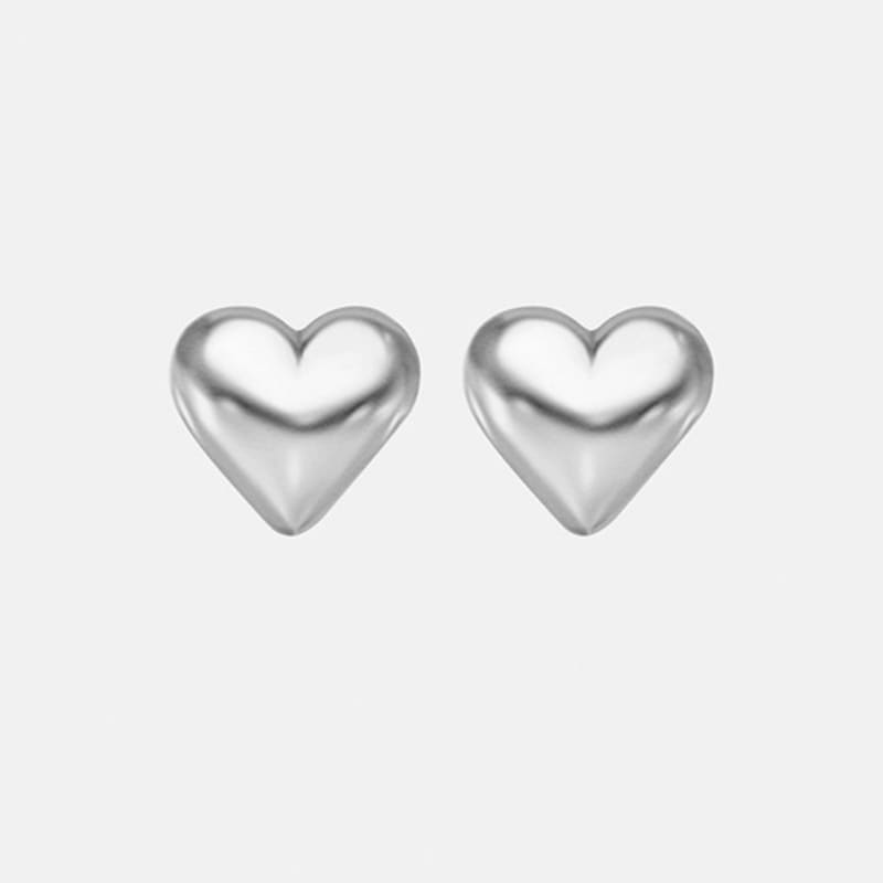 JUDY AND PAUL Muse Plump Heart Earrings