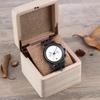 Stylish Retro Men's Quartz Waterproof Wooden Wristwatch with Steel and Wood Design