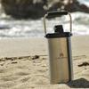 LALPHA Ice Jug, Vacuum Insulated Ice Container, Keeps Ice Cold and Hot, Stainless Steel, Perfect for Camping and Outdoors (1.8L, Silver)