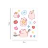 20 Pcs/Bag Kawaii Pink Capybara Stickers Funny Cartoon Poster DIY Toy Notebook Sticker  Student