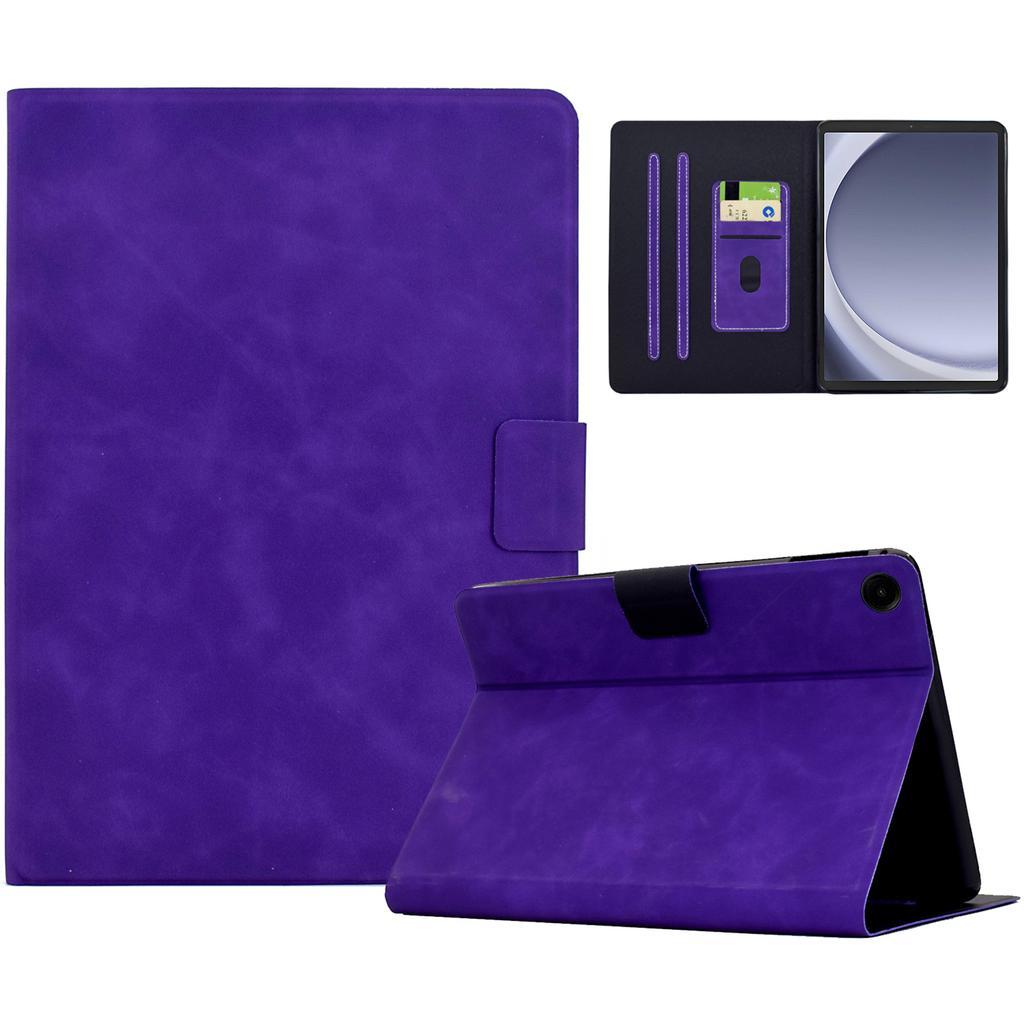 For Samsung Galaxy Tab A9 Case PU Leather Tablet Cover with Card Slots