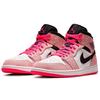 Air Jordan 1 Mid SE Crimson Tint Unisex Sneakers Pink Black-Sail-Hyper-Pink 852542-801