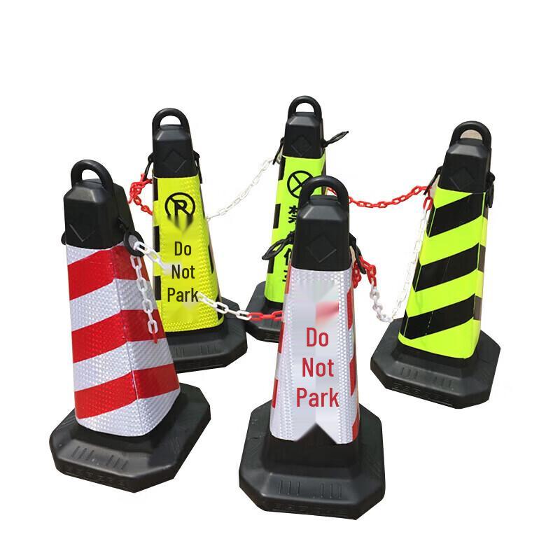 Moufu 8725 Reflective Rubber Traffic Cone