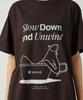 Snow Peak Relaxation Short Sleeve and Dark Size S T-Shirt TS-25AU005, T-Shirt, Men's Women's, Brown,