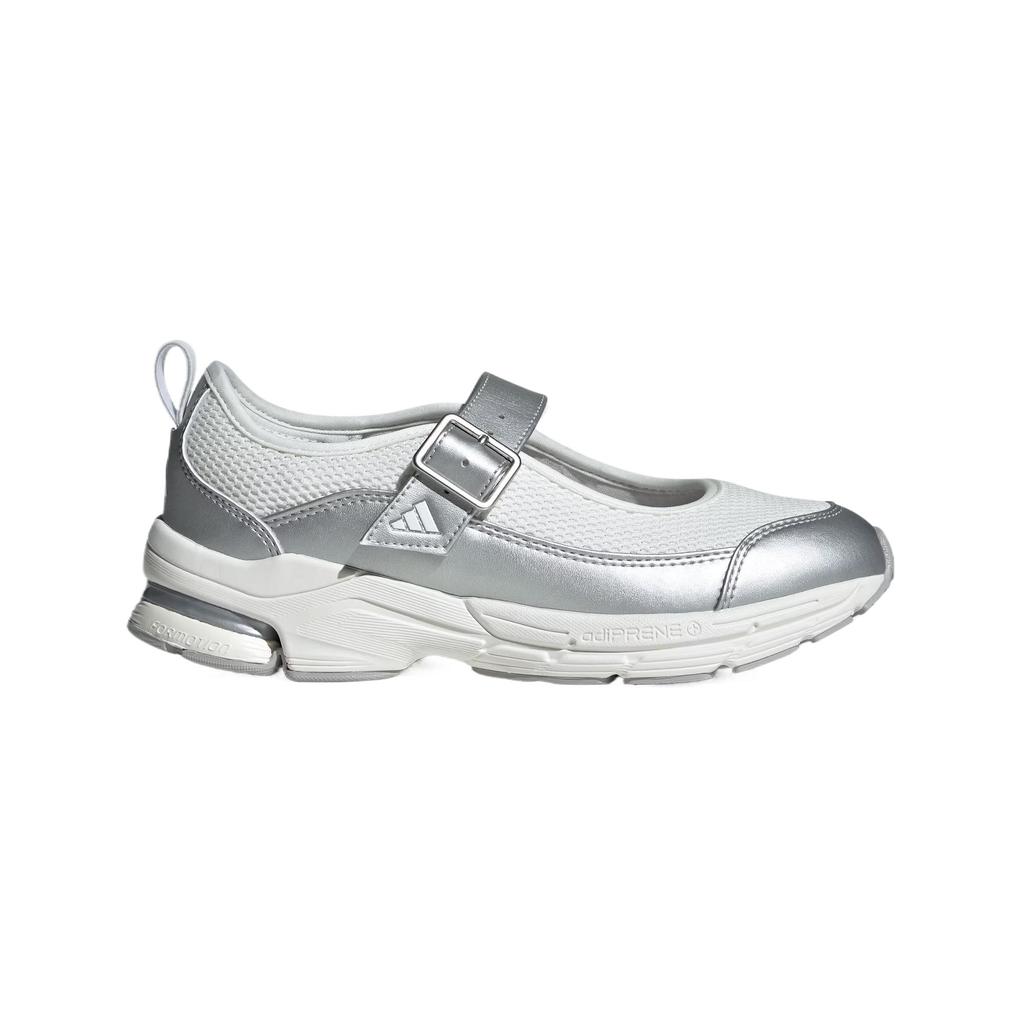 Adidas Fos Formotion Fabric Comfortable Fashion Trendy Minimalist Thick Sole Mary Jane Shoes Women Shoes Silver Gray JR7117
