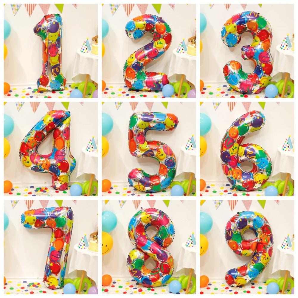 Giant Colorful Number Foil Balloons 40 Inch Party Decorative Number Balloons Wedding Party