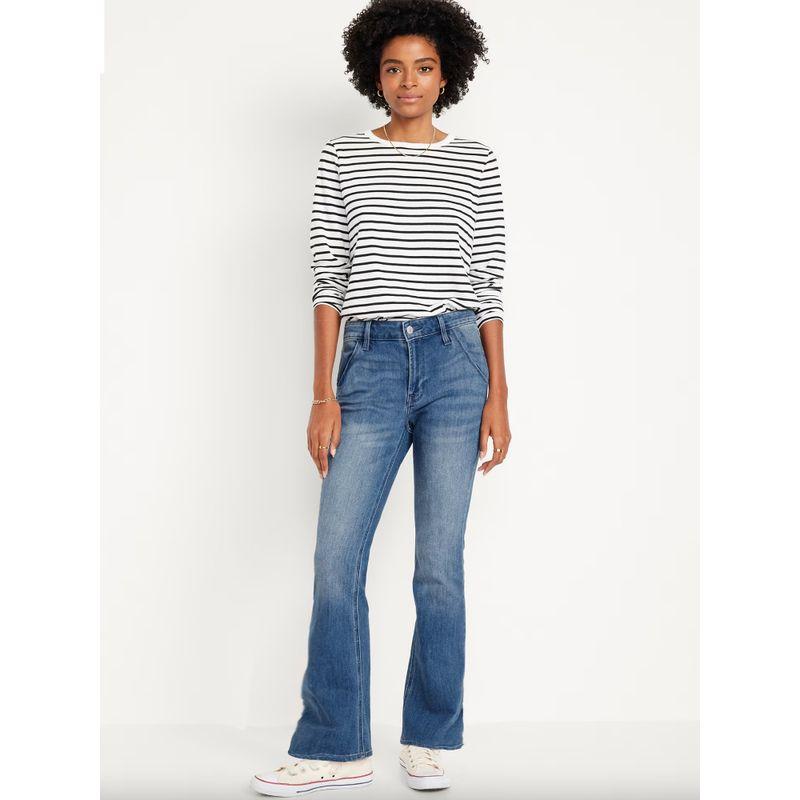 

Foreign Trade Original Order Tail Goods S Home Spring and Autumn Stretch Slim fit Light Blue Slimming High Waist Slightly Stretch Jeans C product SCOOP blue horn 2