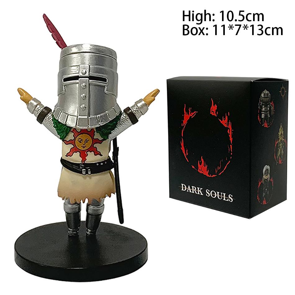 Q Version Dark Souls Anime Actionfigur Solaire Artorias Ornstein Feuerhüterin Puppe Anime Figur Modell Spielzeug für Jungen Geschenke
