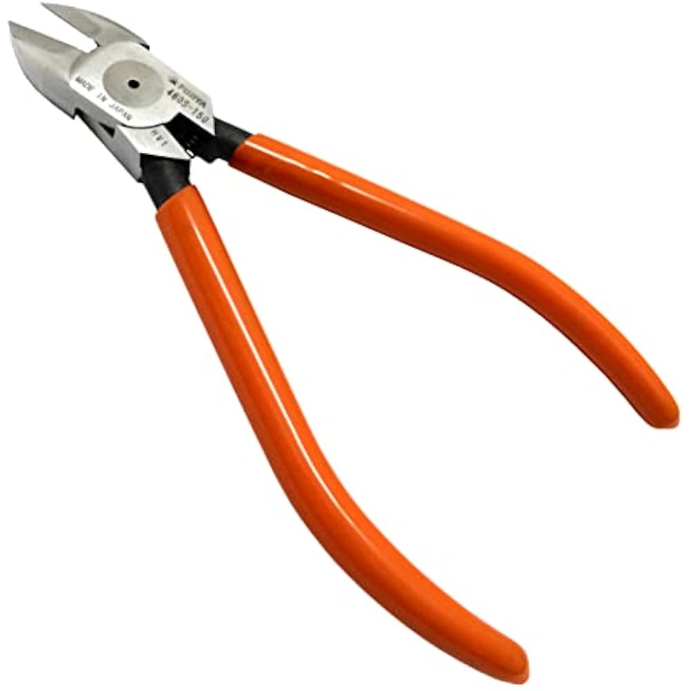 Fujiya (Fujiya) Standard Nipper with Super Hard Blade (with spring), 150 mm, can cut piano wire u...