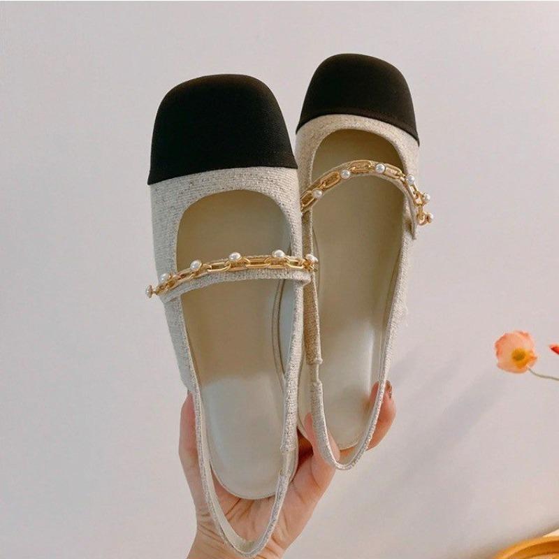 Summer Fashion Mix Color Sandals Slingback Women Flat Mules Shoes Female Casual Slip on Flat Heel Mary Jane Shoes Zapatos Mujer