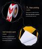Red & White Reflective Arrow Tape for Traffic and Safety