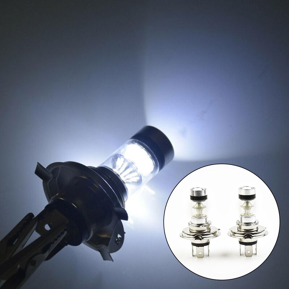 LED Bulbs Car 2Pcs White Light 8000K 100W 1800LM DC12V-24V 360 Degrees