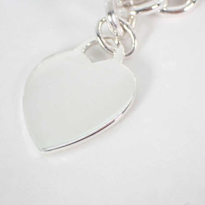 [Used] TIFFANY/Tiffany SV925 Heart Bracelet/g474-81